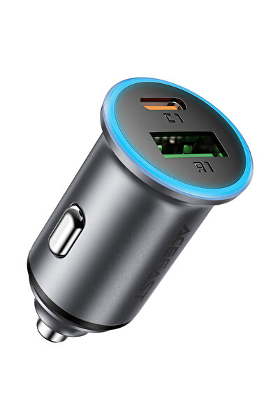 Acefast Car Charger USB, Type-C Fast Charge 65W, B15