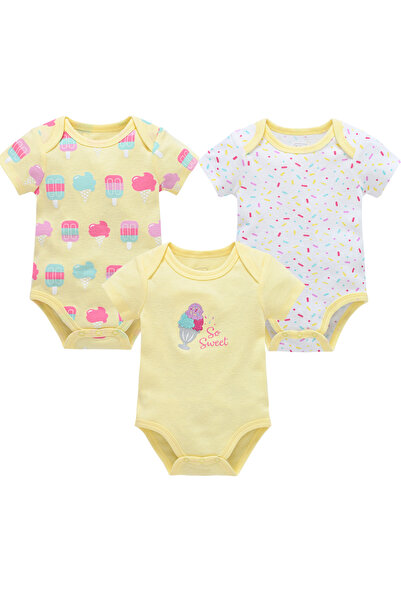 Choice 0-3M HY2529 3/6 pcs a lot Baby Girls Clothes pour nouveaux Cotton Shor...