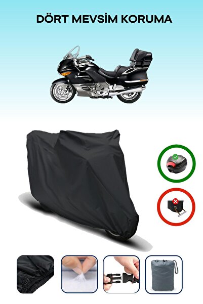 Breen Black Rear Bag Compatible Bmw K 1200 Lt Compatible Motorcycle Tarpaulin Motor Cover