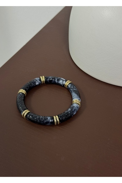 KİLİGİSTANBUL Gold Detail Pipe Bracelet