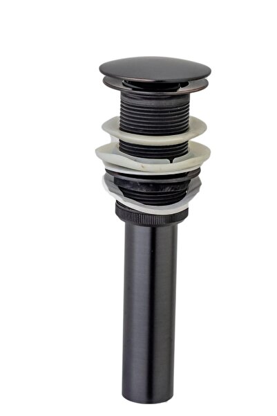 Trendy's Sink drain valve, no overflow, black matte TRENDY S