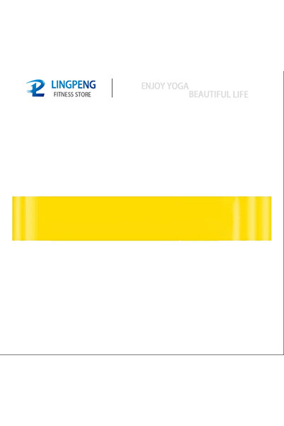 Choice أشرطة مقاومة صفراء مختلفة، شريط يوغا، شريط لياقة بدنية، شريط تدريب، شر...