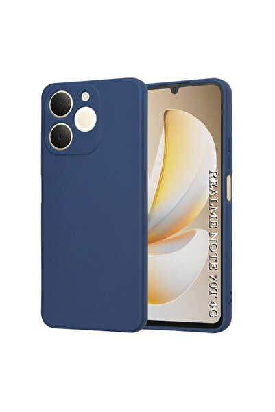 Techsuit Husă din silicon pentru Realme Note 70T SoftFlex, albastru marin