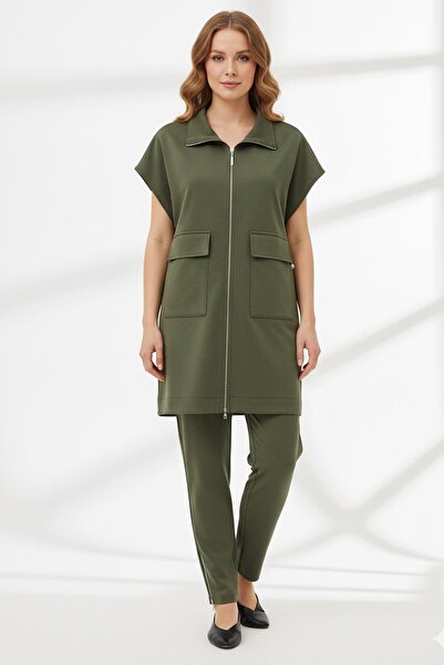 Puane Жіночий комплект з тунелем - 14382TKS - ХАКИ