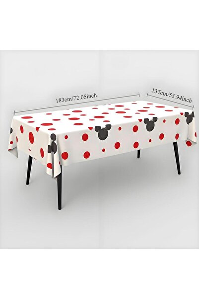 Choice Style-1 Minnie Mouse Tablecloth Birthday Party Decor Mickey Minnie Tab...