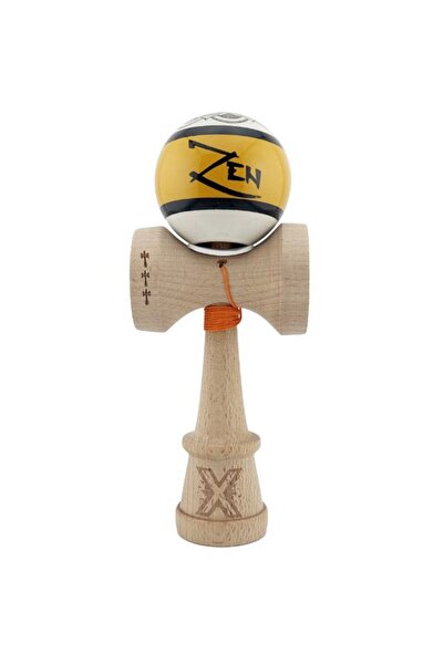 OEM Kendama X Zen Galben 18 cm Big Cup – Kendama Profesională din Lemn pentru...