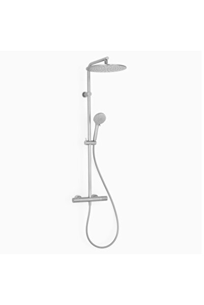 Maison Mex Set baterie duș termostatata DE BAIN L.30 l.35 H.110.7 gri periat