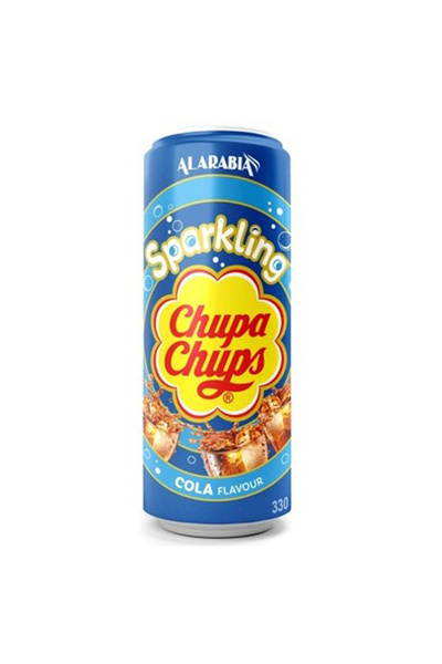 Chupa Chups Sparkling Cola Flavour 330 ml (Kola Aromalı Gazlı İçecek)