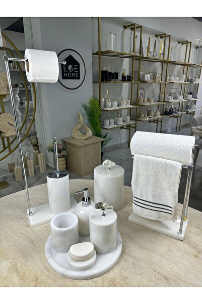 ege gross Mermer Banyo Seti- 9 Parça -Mermer Banyo Seti