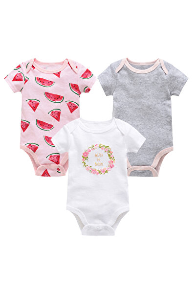 Choice 3-6M HY2541 3/6 pcs a lot Baby Girls Clothes pour nouveaux Cotton Shor...