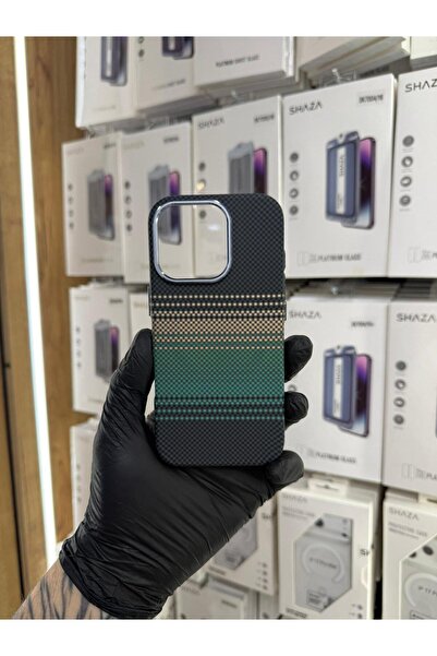 SOYLU MİX İphone 16 Pro Uyumlu Orjinal Karbon Lens Koruma Hediyeli Ultra Prem...