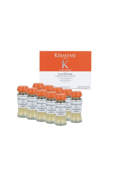 Kerastase كيراستاس فيوزيو-دوز المركز المغذي مع النياسيناميد للشعر شديد الجفاف (10 × 12 مل)