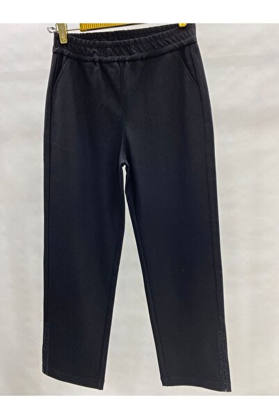 LADYDUİN Paça taş detaylı pantolon
