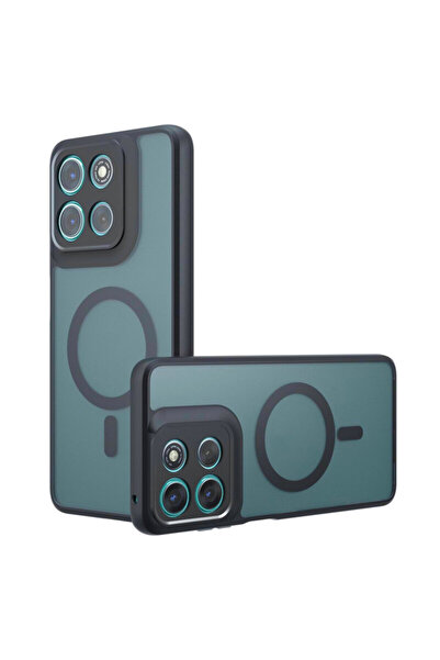 Techsuit Husă MagSafe PureFrost pentru Motorola Moto G57 Power, Negru Înghețat