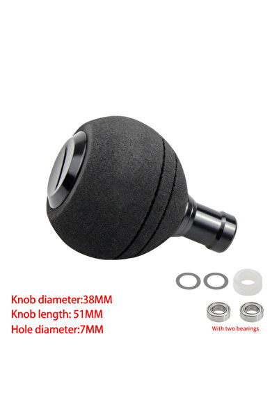 Choice5 2 38MM Black EKfan 38/50MM EVA Knobs With 7x4x2.5MM Bearings Suit 4MM...