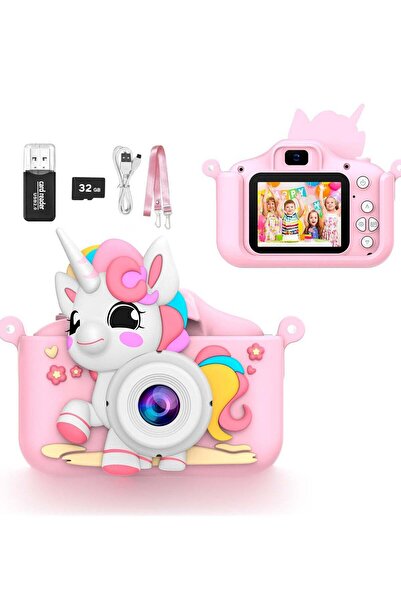 Generic كاميرا أطفال، لعبة كاميرا فيديو رقمية عالية الدقة 1080 بكسل مناسبة لل...