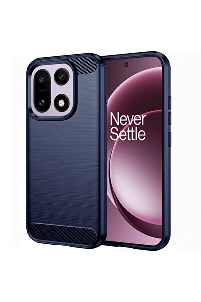 Techsuit Carcasă din silicon carbon pentru OnePlus 15, albastră