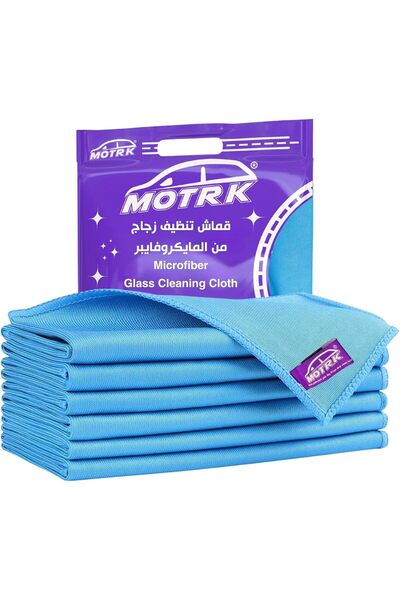 MOTRK قطعة قماش من الألياف الدقيقة لتنظيف الزجاج والنوافذ والمرايا