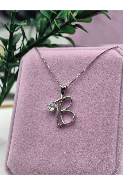 argint 925 INITIAL B NECKLACE 925 SILVER