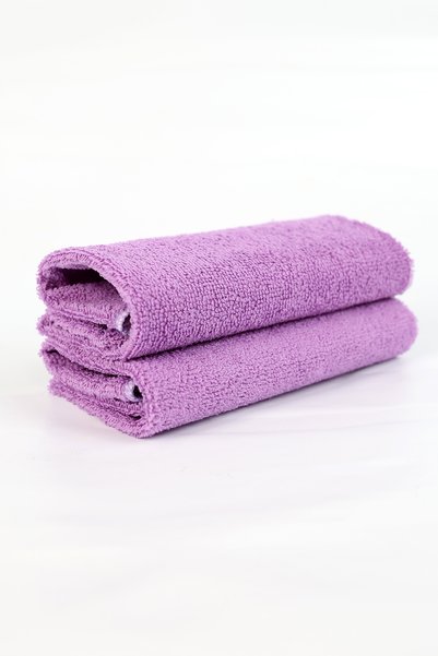 VİPEX Special Colors 5 Pieces 40X40 Ultra Absorbent 160 Gsm Microfiber Cleaning Cloth Orange-Purple-Grey Limited Stock