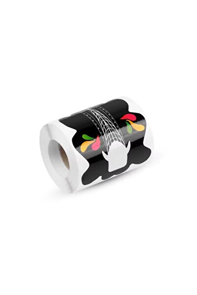 SELA Set de 100 de șabloane pentru unghii YC-11 Negre,
