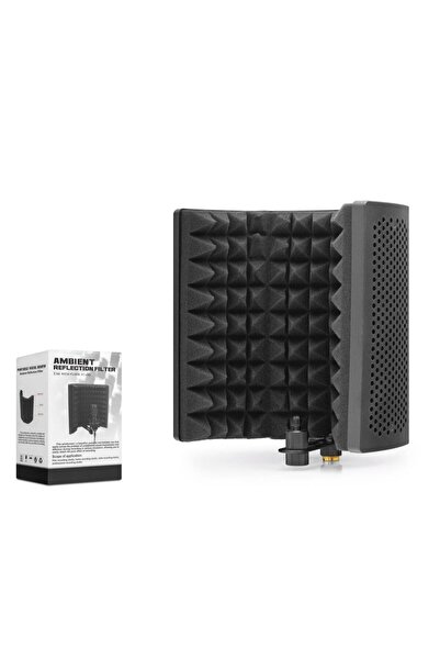 fortrek Profesyonel Oyuncu Yayıncı Mikrofon İzole Paneli Vokal ve Podcast İçin Ses Yansıma Önleyici Kalkan