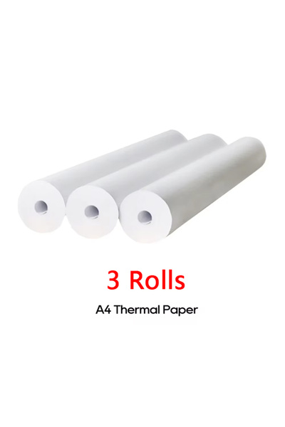 choice2 3 Rolls 1/3/5/10 Rolls A4 Thermal Paper Printing Paper 210x30mm Suita...
