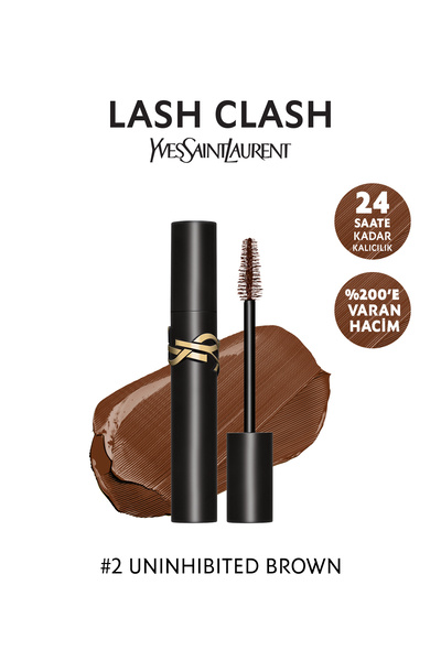 Yves Saint Laurent Lash Clash Yüksek Hacim Veren Kahverengi Maskara 361427391...