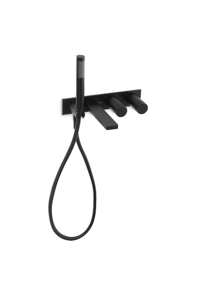 Maison Mex Set baterie cadă CASCADE L.30 l.20.8 H.23 negru