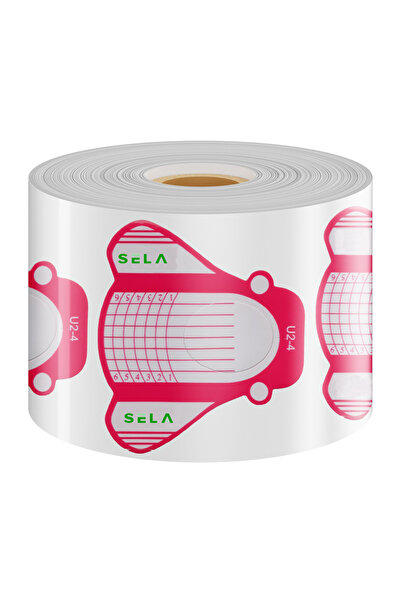 SELA Șabloane pentru unghii cu albine fluture, 500 buc.