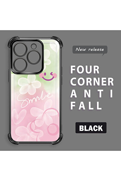 ucuc غطاء هاتف شفاف من السيليكون بتصميم زهور ملونة متوافق مع تكنو سبارك 20/20C