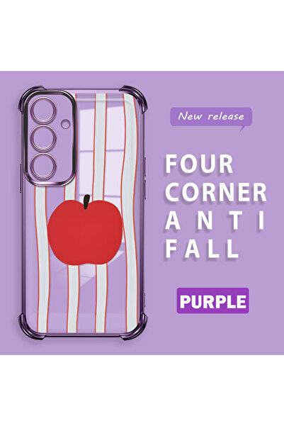 ucuc حافظة هاتف سامسونج جالاكسي S24 بلس متوافقة مع هاتف فريش ريد آبل من السيل...