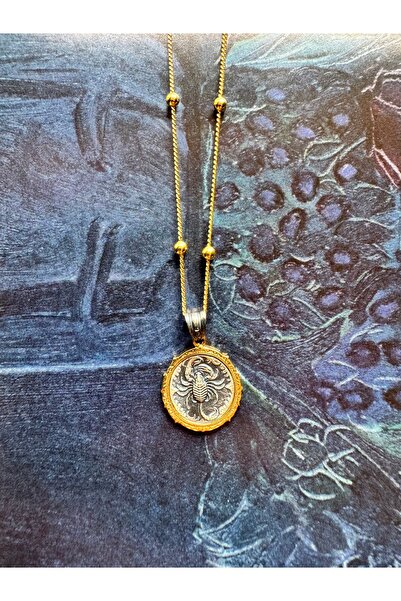 Mihenkler Jewelery Zodyak Koleksiyonu Akrep Burcu 18 Ayar Sarı Altın Kaplama ...