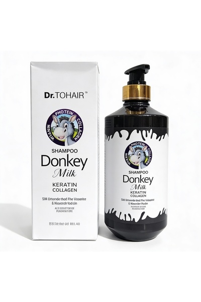 Dr. TOHAIR Șampon profesional cu lapte de măgăriță, 850 ml