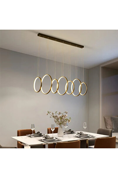 RONİSU AYDINLATMA Bella Vista Geometrik Sıralı Led Avize RA-AVZ- 1348-89-62
