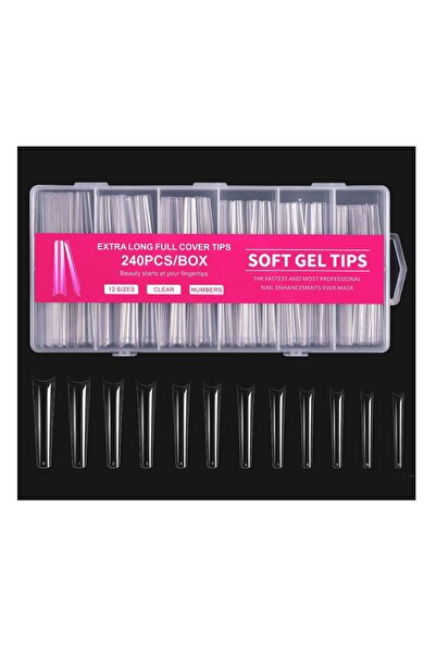 SELA Tipuri de gel moi extra lungi 240 buc - H 104-3