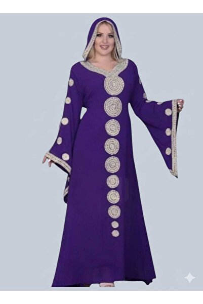 FETIA Chiffon jalabiya lined with Lycra