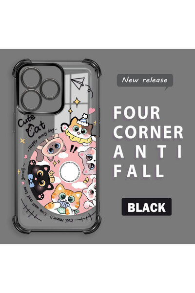 ucuc جراب هاتف Realme Note 50 4G متوافق مع القط الكرتوني اللطيف مصنوع من السي...