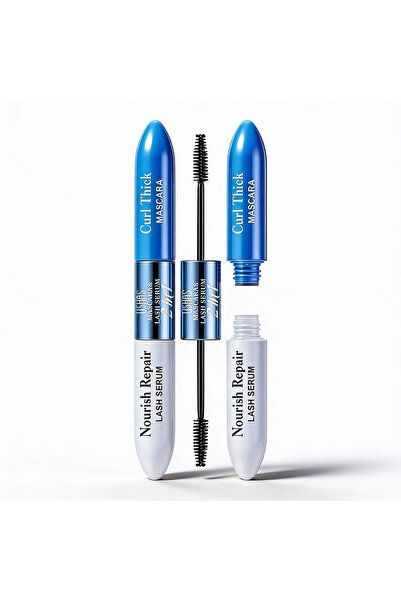 Ushas 2 in 1 eyelash regeneration serum and mascara