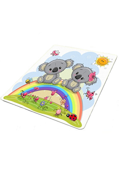 Chilai Home Rainbow Elephants children's non-slip rug 150x200 cm