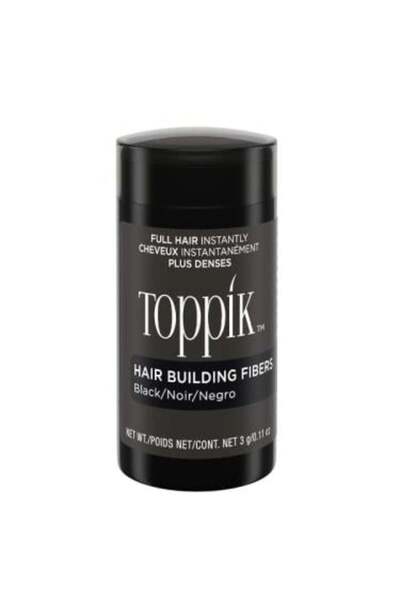 Toppik Hair Fiber Powder for Covering Hair Gaps Black from - 3g