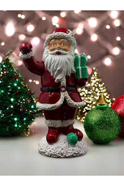 NOVAMİA Yılbaşı Noel Baba Biblosu – Dekoratif Yılbaşı Süsü, Hediye Figürü