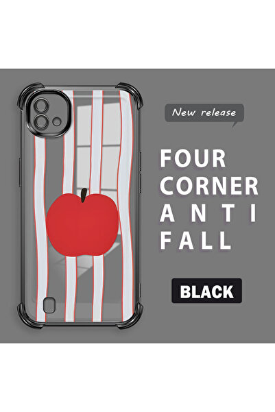 ucuc حافظة هاتف واقية من السيليكون الشفاف المتوافقة مع هاتف Realme C20/C20A