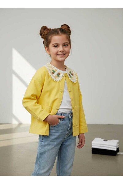CarnavalKids dantel yaka detay ceket