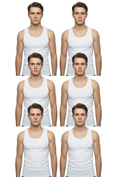 DK İÇ GİYİM Men's Athlete Thick Strap 6-Piece Set