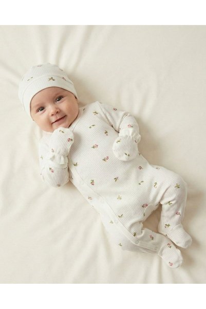 Lily and Co Tulip Patterned Blanket Body Set