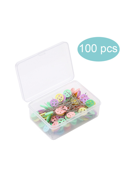 choice2 type4 KRABALL 50Pcs/100Pcs Dressmaking Pins Embroidery Patchwork Tool...