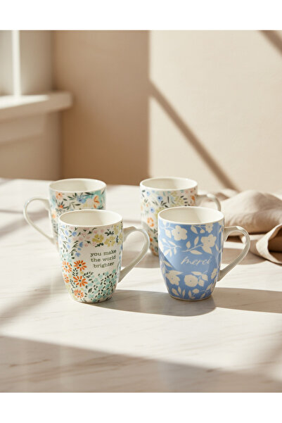 REDTAG Assorted Mug Set (4 Piece)