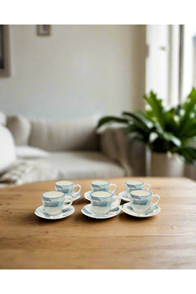 REDTAG طقم شاي أزرق مطبوع (12 قطعة)