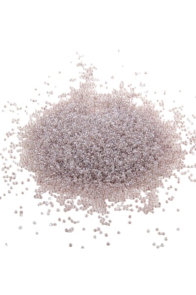 Serhat Aksesuar ve El İşçilik لون بيج (11/0) خرز رملي 2 مم 100 جرام